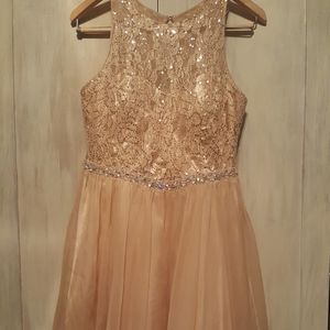 Cindy Short Formal Lace Dress